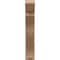 Ekena Millwork 8-in W x 42-in D x 42-in H Funston Slat Rough Cedar Woodgrain TimberThane Outlooker, Primed Tan OUTUR080X42X42FST24RCPR - alternate 5